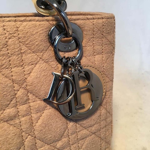 Lady Dior Fabric Satchel - Picture 3 of 9